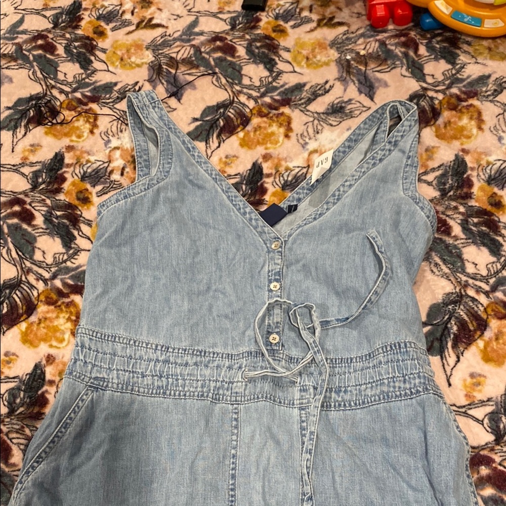 GAP Light Blue Denim Button-Up